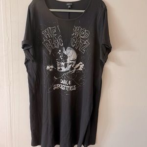 Torrid 3X Black T-Shirt Dress